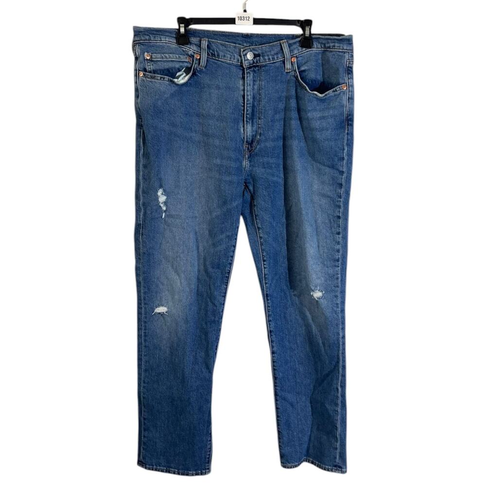 Levis Premium 541 Athletic Fit Jeans Mens Size 38Wx32L Dark Blue Tapered Fit